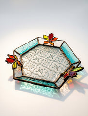 Red Leaf Pentagonal Small Plate（需預訂）